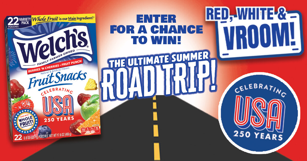 This summer, celebrate 250 years of America by seeing it firsthand! Sweepstakes