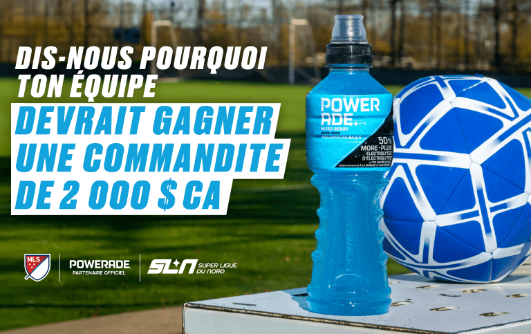 The POWERADE® Power Your Team Contest For CA. mobile image header