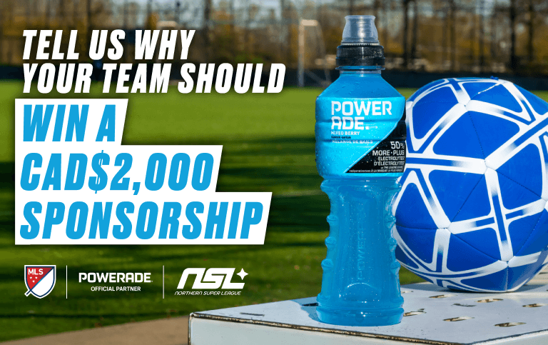 The POWERADE® Power Your Team Contest For CA. mobile image header