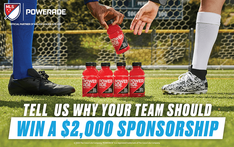 The POWERADE® Power Your Team Contest For U.S. mobile image header